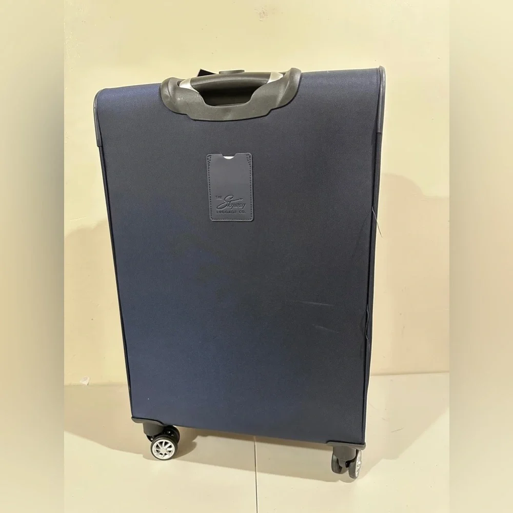 Skyway JCPenney Navy Blue Rolling Briefcase